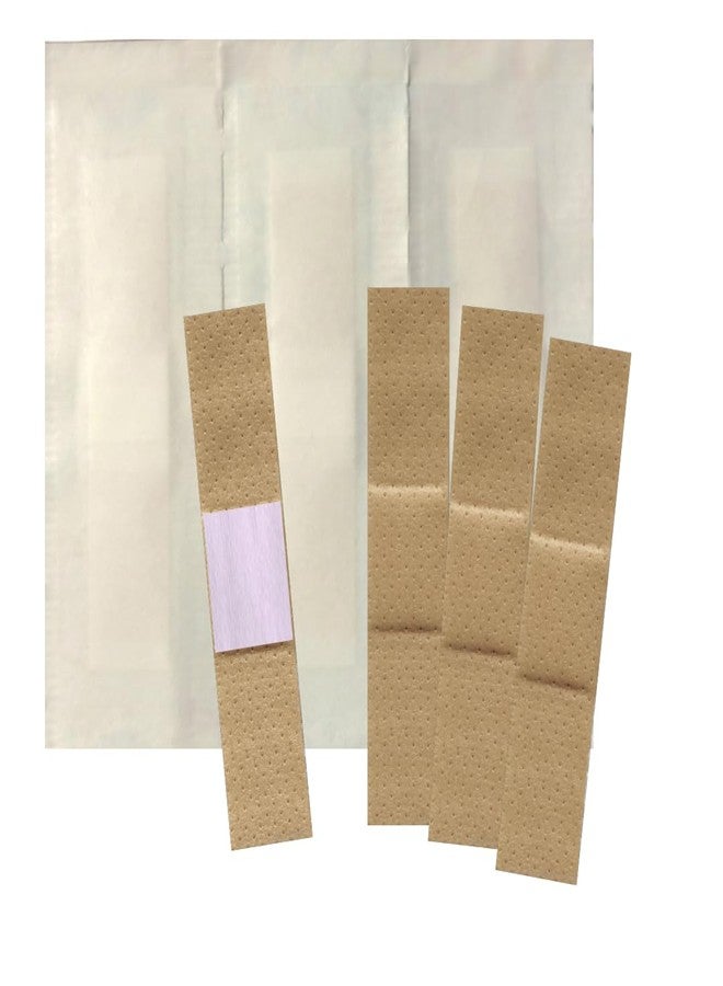 Vakly 200 Junior Sheer Plastic Adhesive Bandages with Non-Stick Pad - Sterile 3/8’’x1.5’’ Bandage for Wound Care for First Aid Kits - Latex Free Long Lasting Protective Dressing for Cuts and Abrasions (200) - Image 1
